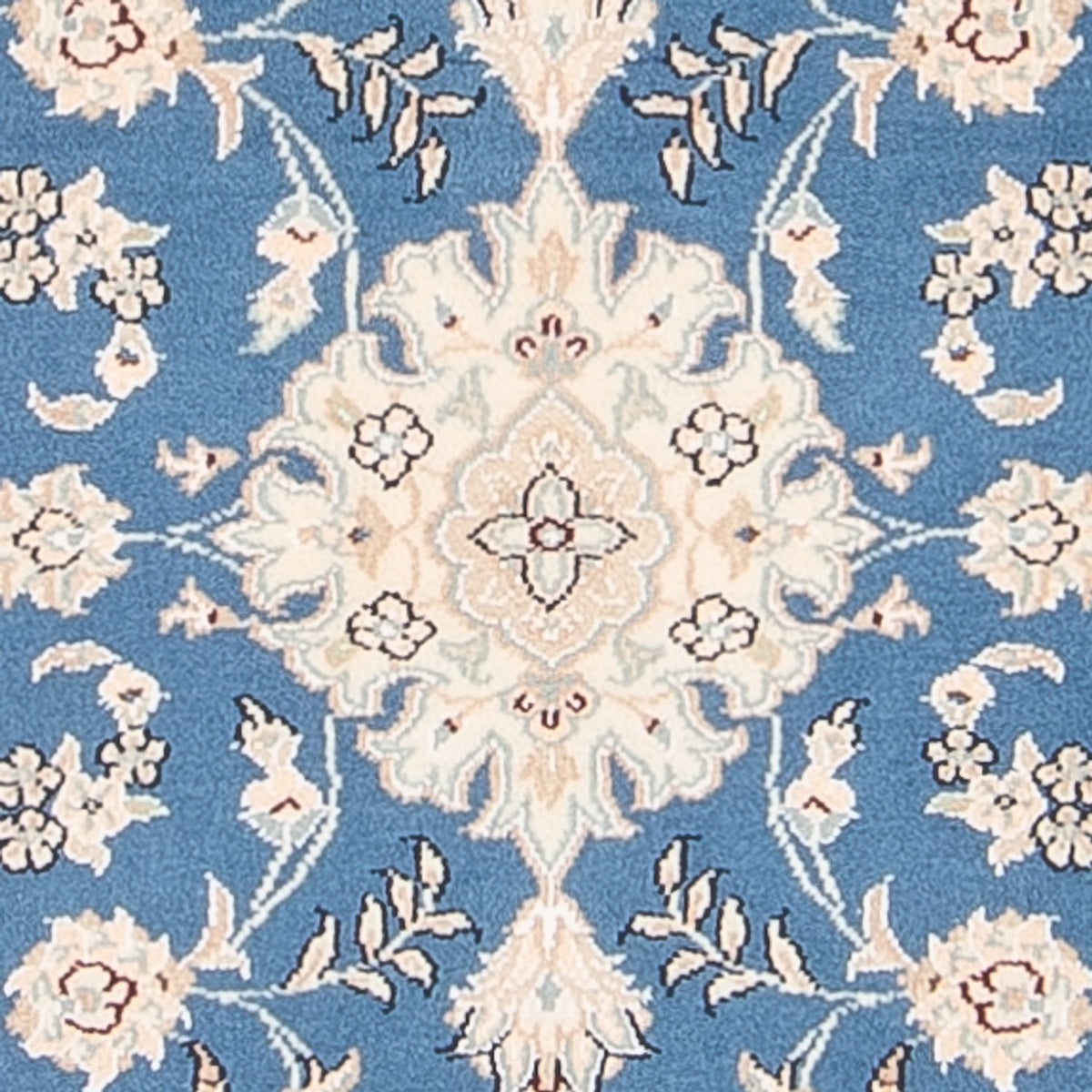 Alfombra persa - Nain - 88 x 59 cm - azul