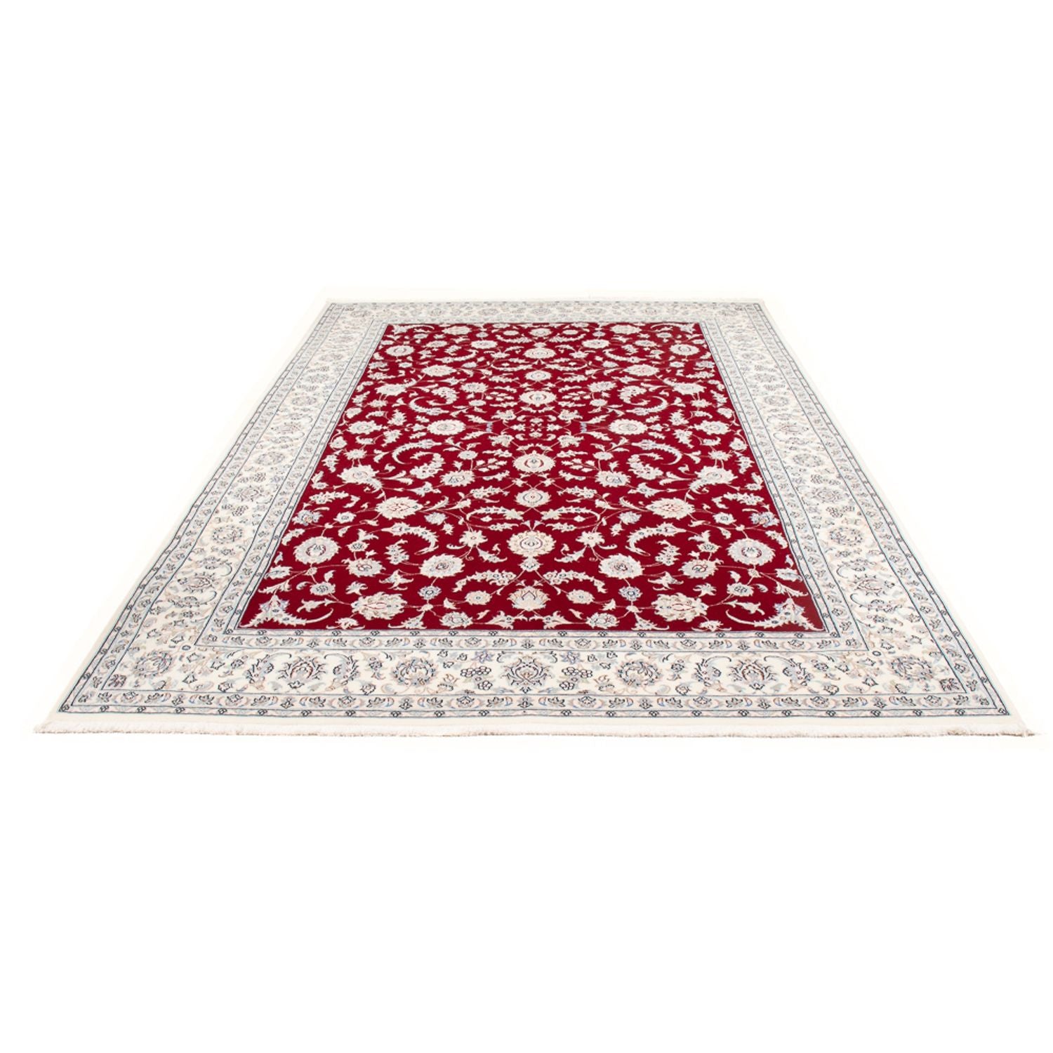 Alfombra Persa - Nain - Prima - 295 x 200 cm - rojo