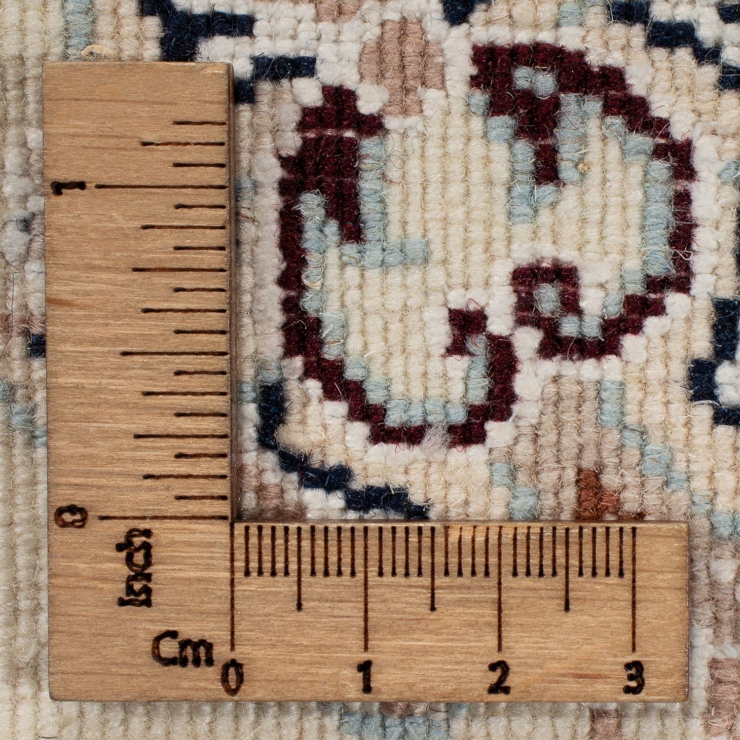 Alfombra persa - Nain - 233 x 170 cm - azul oscuro