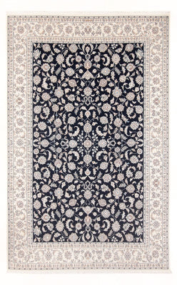 Alfombra Persa - Nain - Prima - 298 x 198 cm - azul oscuro