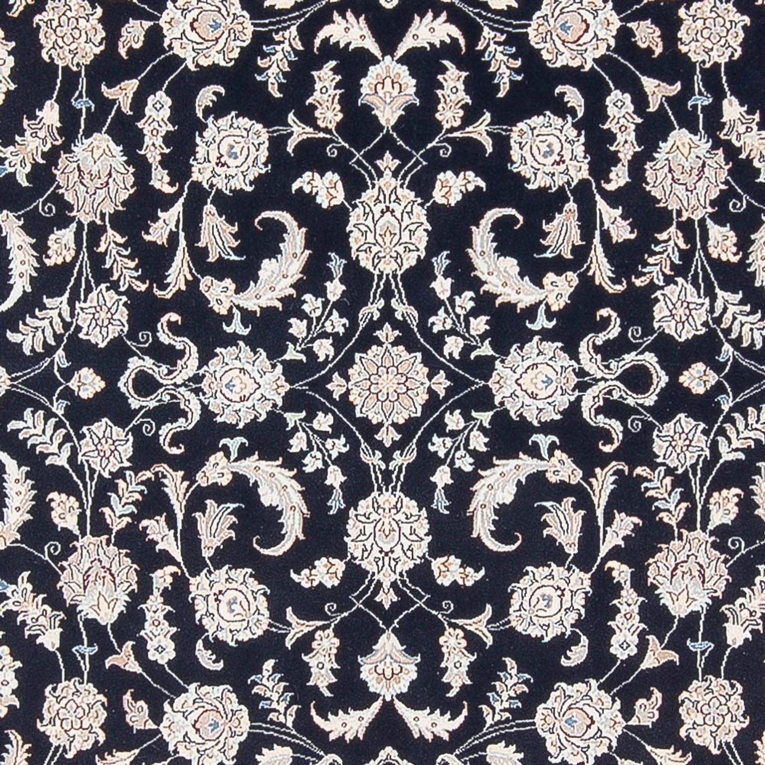 Alfombra Persa - Nain - Prima - 298 x 198 cm - azul oscuro