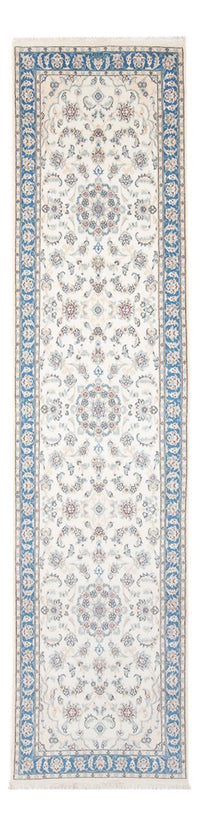 Alfombra de pasillo Alfombra Persa - Nain - Prima - 300 x 80 cm - crema