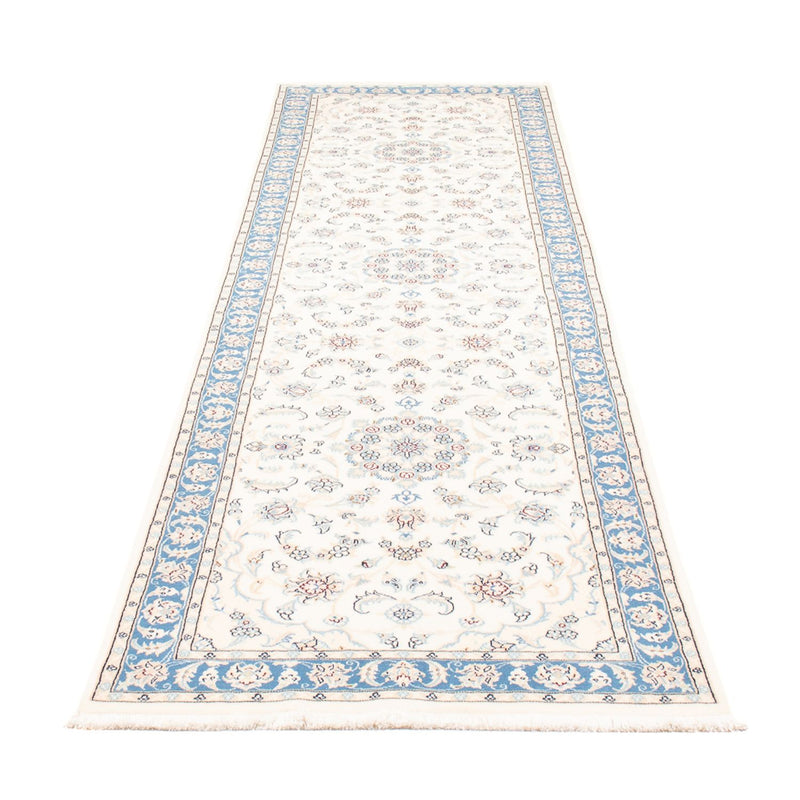 Alfombra de pasillo Alfombra Persa - Nain - Prima - 300 x 80 cm - crema