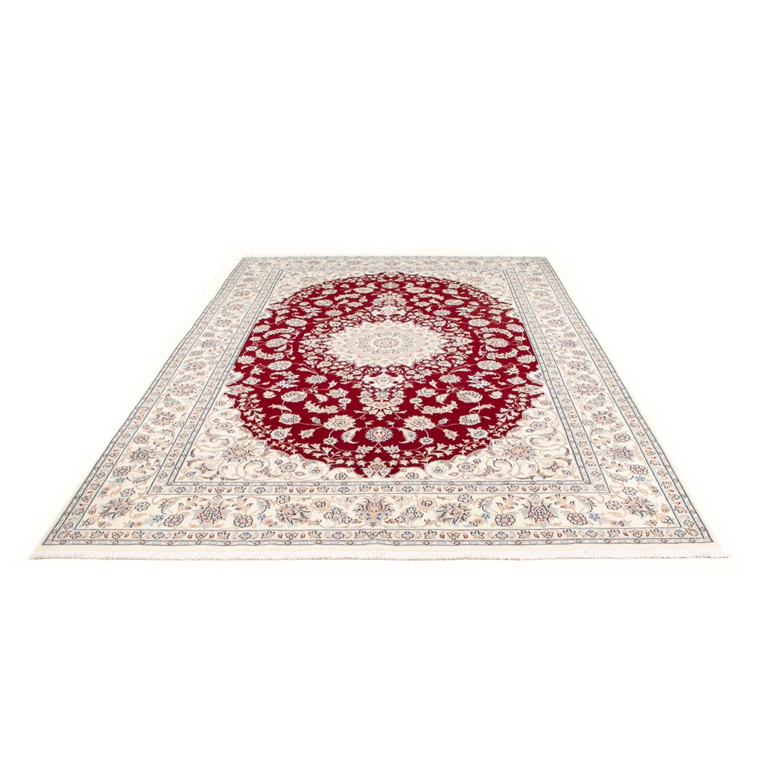 Alfombra Persa - Nain - Prima - 300 x 197 cm - rojo