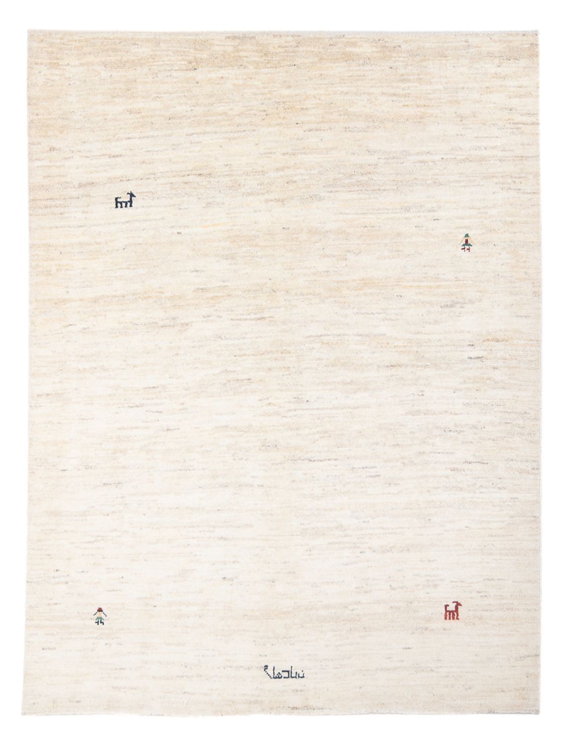 Alfombra Gabbeh - Persa - 196 x 149 cm - beige