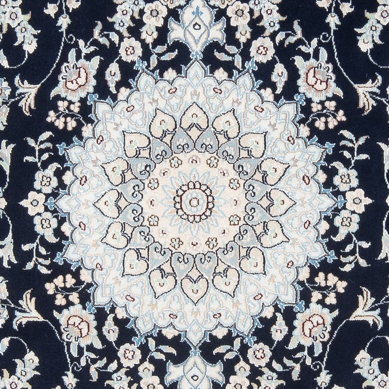 Alfombra Persa - Nain - Prima - 199 x 150 cm - azul oscuro
