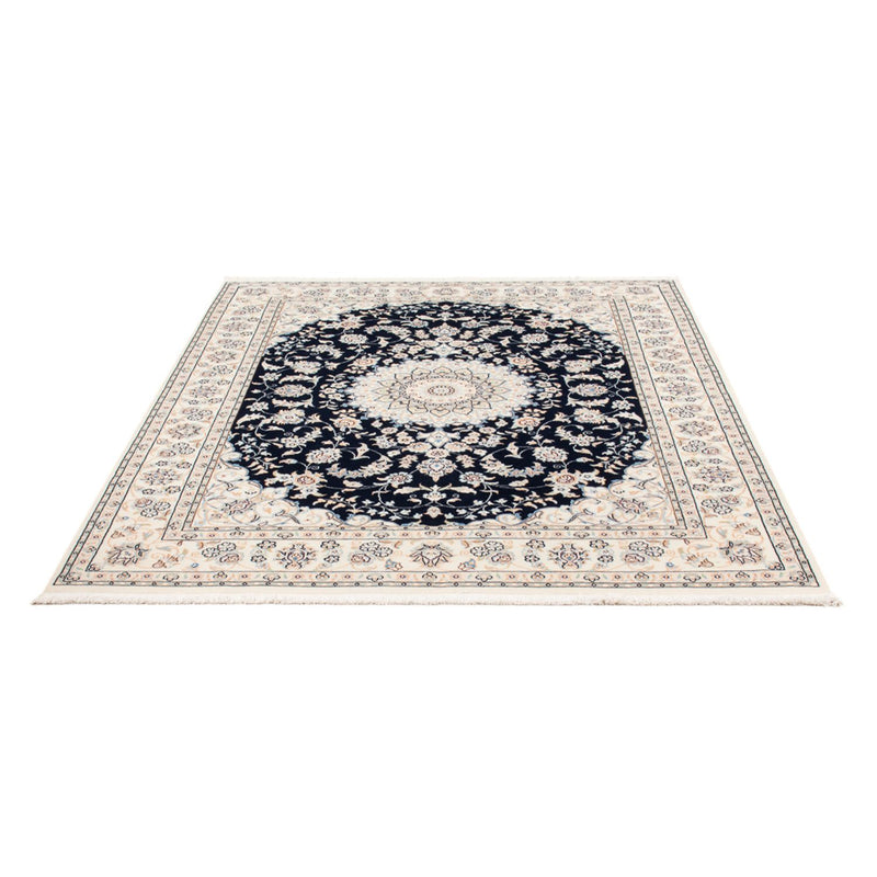 Alfombra Persa - Nain - Prima - 195 x 150 cm - azul oscuro
