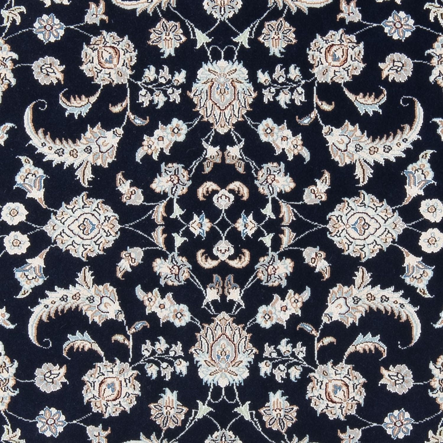 Alfombra Persa - Nain - Prima - 205 x 148 cm - azul oscuro