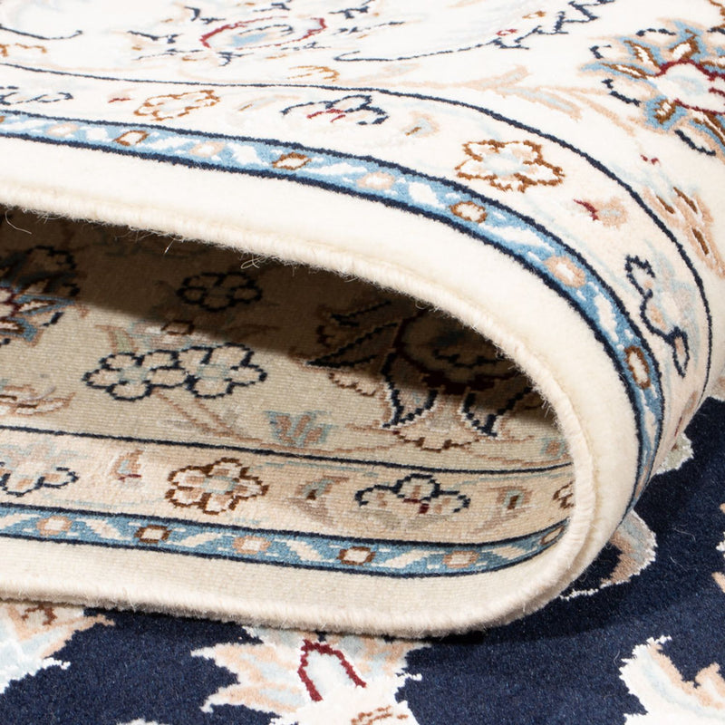 Alfombra Persa - Nain - Prima - 205 x 148 cm - azul oscuro