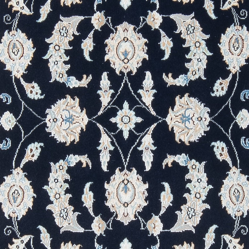 Alfombra de pasillo Alfombra Persa - Nain - Prima - 352 x 82 cm - azul oscuro