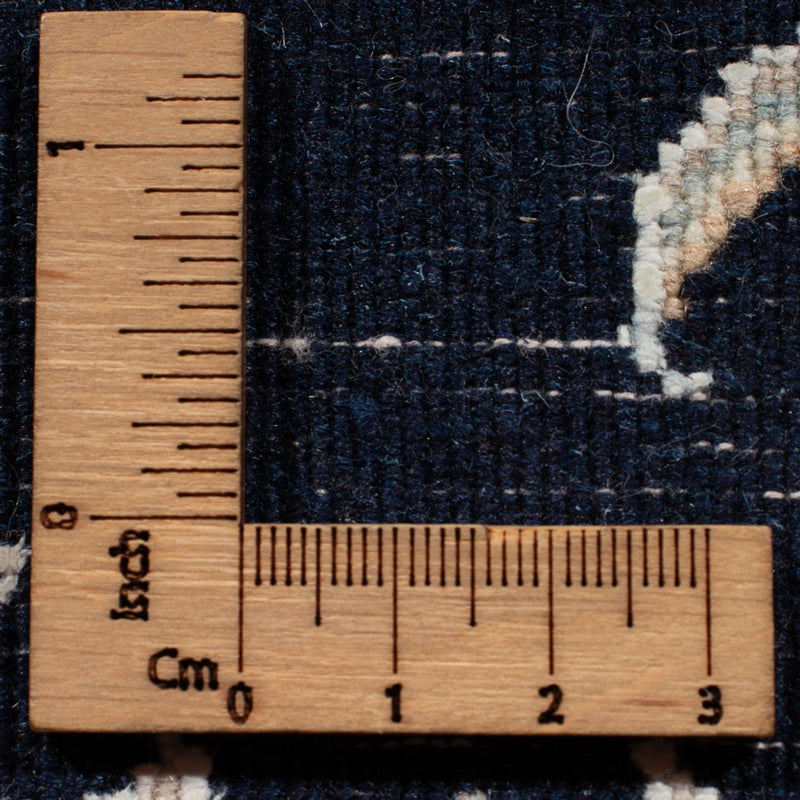 Alfombra de pasillo Alfombra Persa - Nain - Prima - 352 x 82 cm - azul oscuro