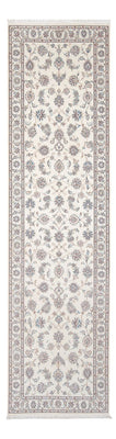 Alfombra de pasillo Alfombra Persa - Nain - Prima - 309 x 90 cm - crema