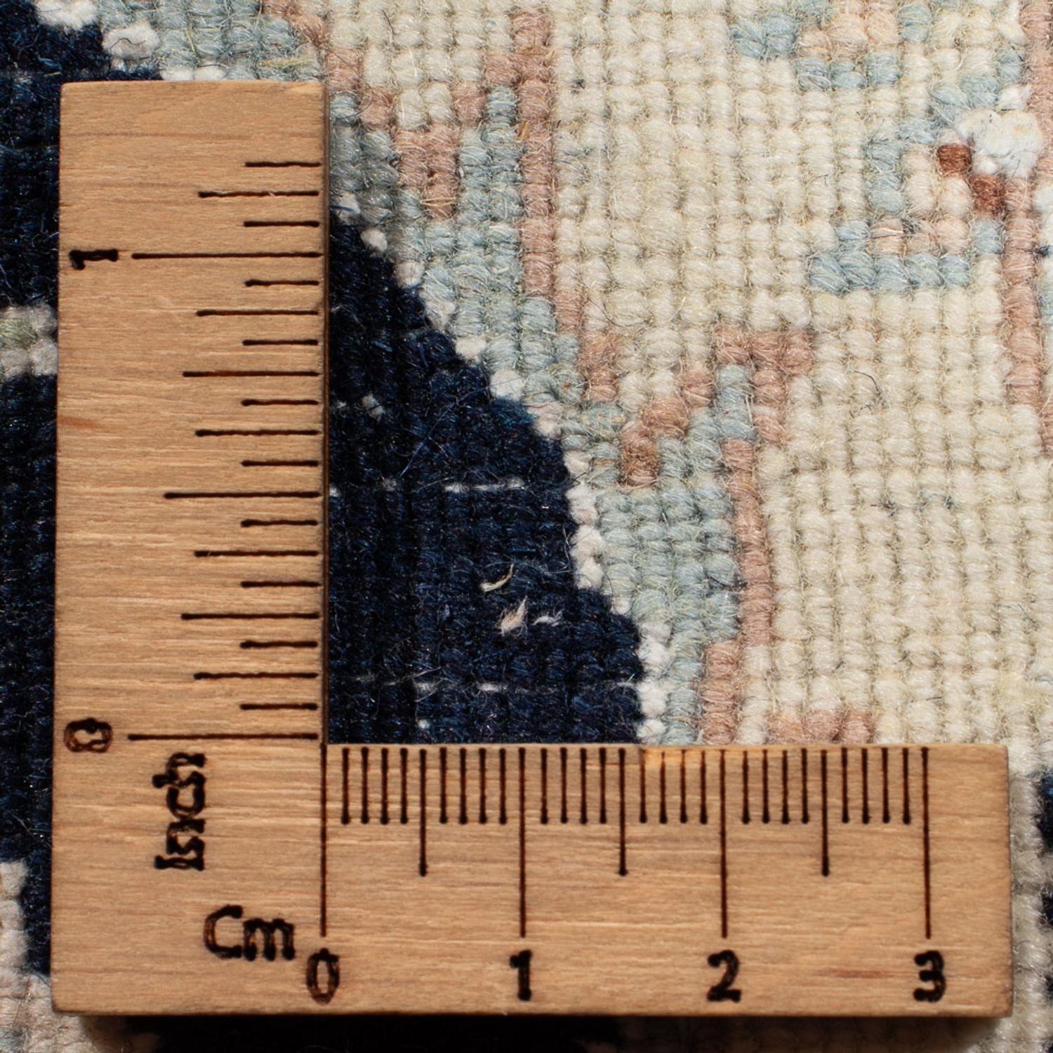 Alfombra de pasillo Alfombra Persa - Nain - Prima - 339 x 86 cm - azul oscuro