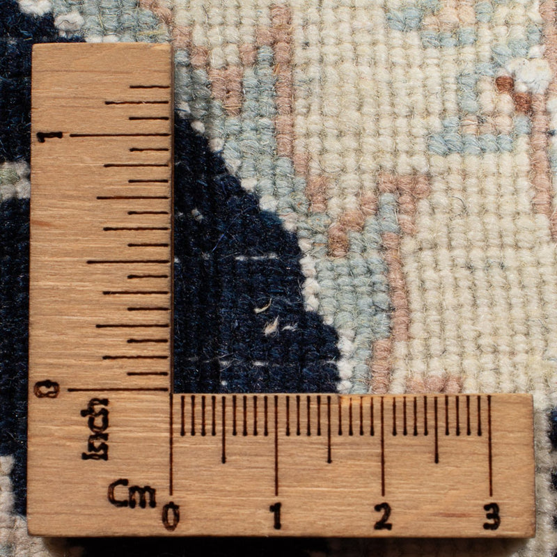 Alfombra de pasillo Alfombra Persa - Nain - Prima - 339 x 86 cm - azul oscuro