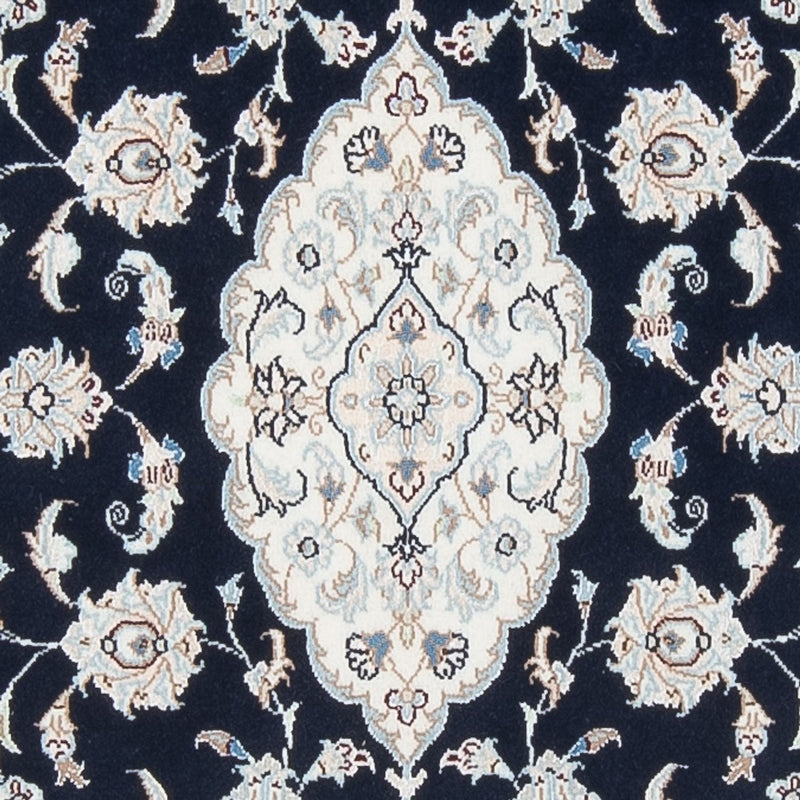 Alfombra de pasillo Alfombra Persa - Nain - Prima - 340 x 85 cm - azul oscuro
