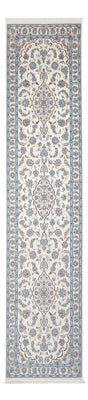 Alfombra de pasillo Alfombra Persa - Nain - Prima - 343 x 84 cm - crema