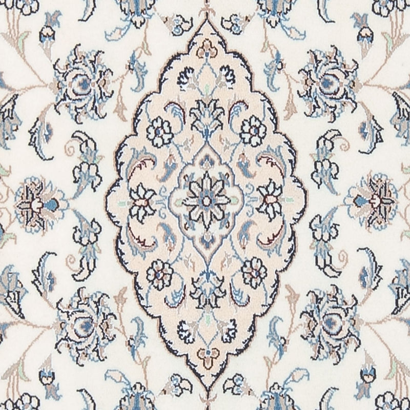 Alfombra de pasillo Alfombra Persa - Nain - Prima - 343 x 84 cm - crema