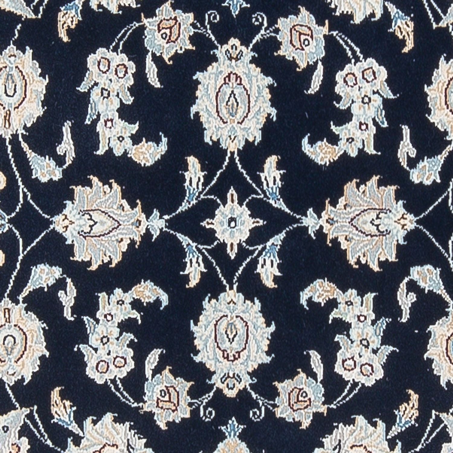 Alfombra de pasillo Alfombra Persa - Nain - Prima - 304 x 81 cm - azul oscuro