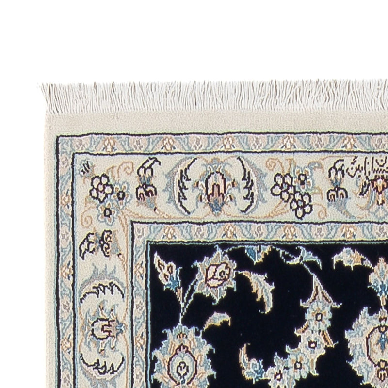 Alfombra de pasillo Alfombra Persa - Nain - Prima - 304 x 81 cm - azul oscuro