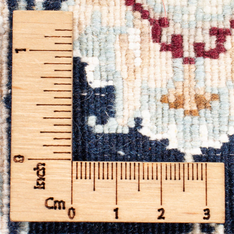 Alfombra de pasillo Alfombra Persa - Nain - Prima - 304 x 81 cm - azul oscuro