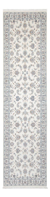 Alfombra de pasillo Alfombra Persa - Nain - Prima - 301 x 85 cm - crema