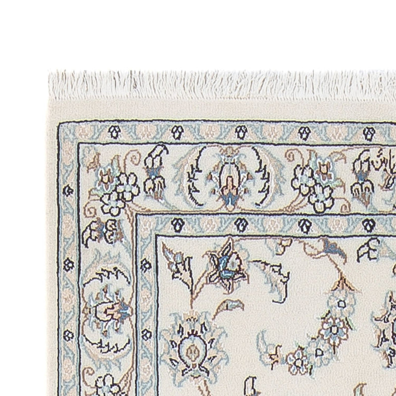 Alfombra de pasillo Alfombra Persa - Nain - Prima - 301 x 85 cm - crema