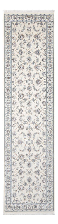 Alfombra de pasillo Alfombra Persa - Nain - Prima - 301 x 83 cm - crema