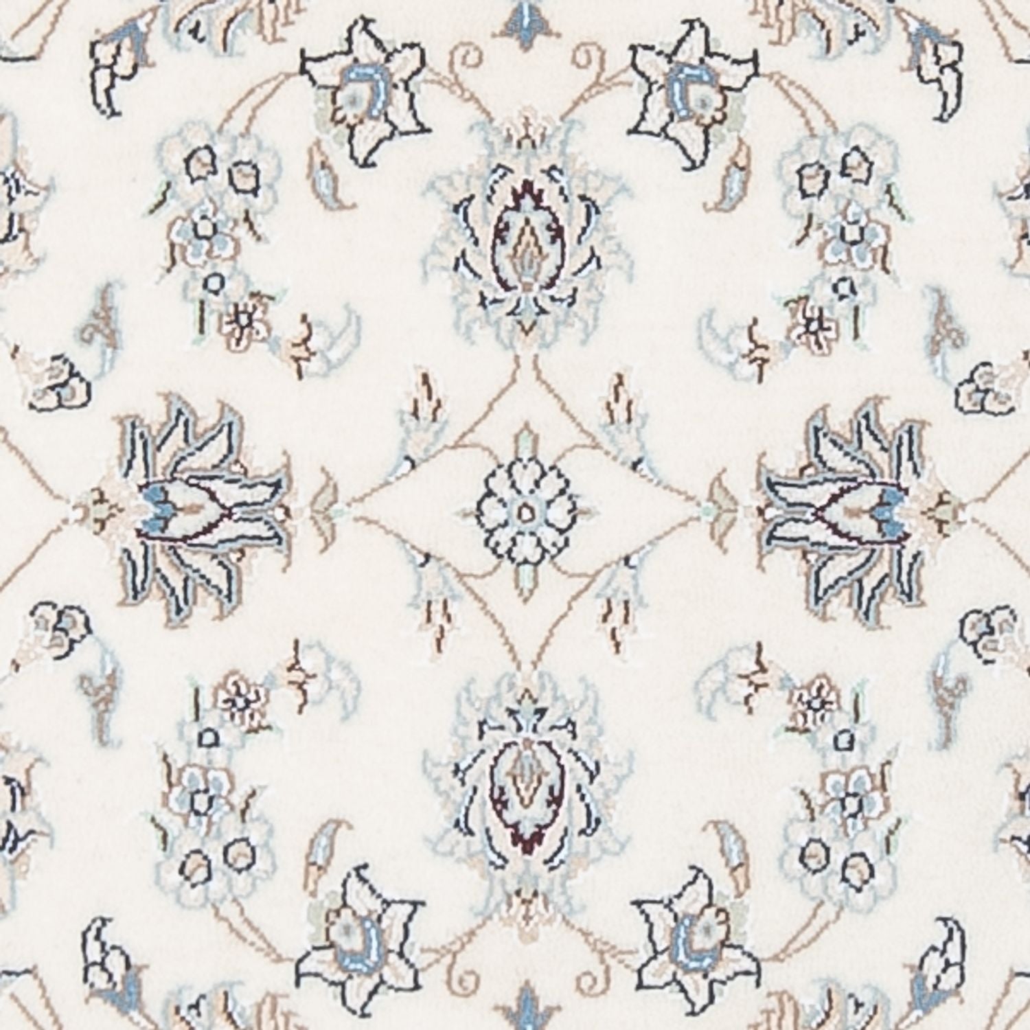 Alfombra de pasillo Alfombra Persa - Nain - Prima - 301 x 83 cm - crema