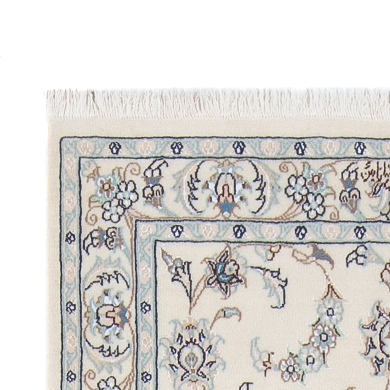 Alfombra de pasillo Alfombra Persa - Nain - Prima - 301 x 83 cm - crema