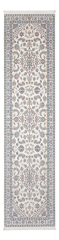 Alfombra de pasillo Alfombra Persa - Nain - Prima - 297 x 81 cm - crema
