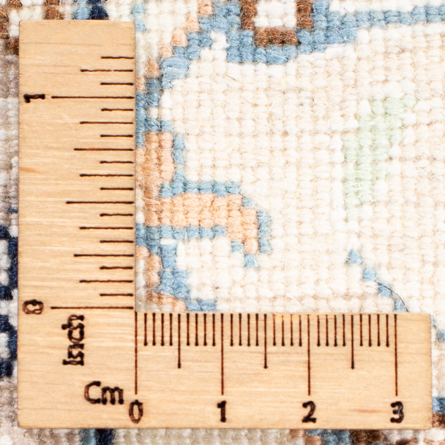 Alfombra de pasillo Alfombra Persa - Nain - Prima - 297 x 81 cm - crema