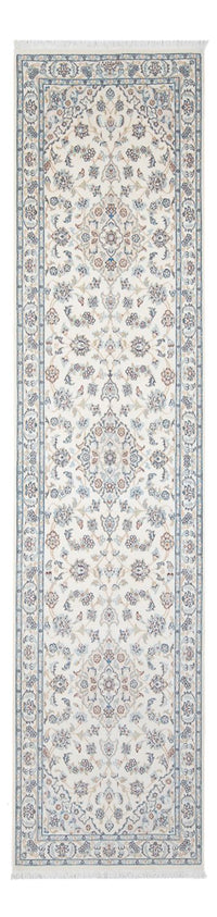 Alfombra de pasillo Alfombra Persa - Nain - Prima - 308 x 80 cm - crema