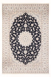 Alfombra Persa - Nain - Prima - 345 x 247 cm - azul oscuro