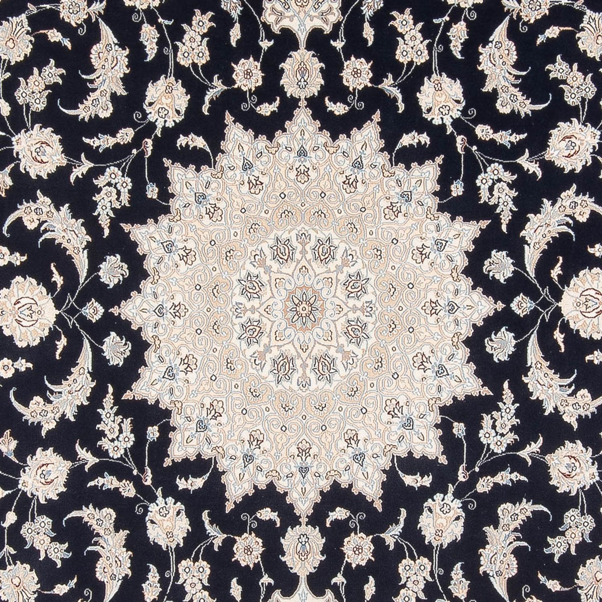 Alfombra Persa - Nain - Prima - 347 x 247 cm - azul oscuro