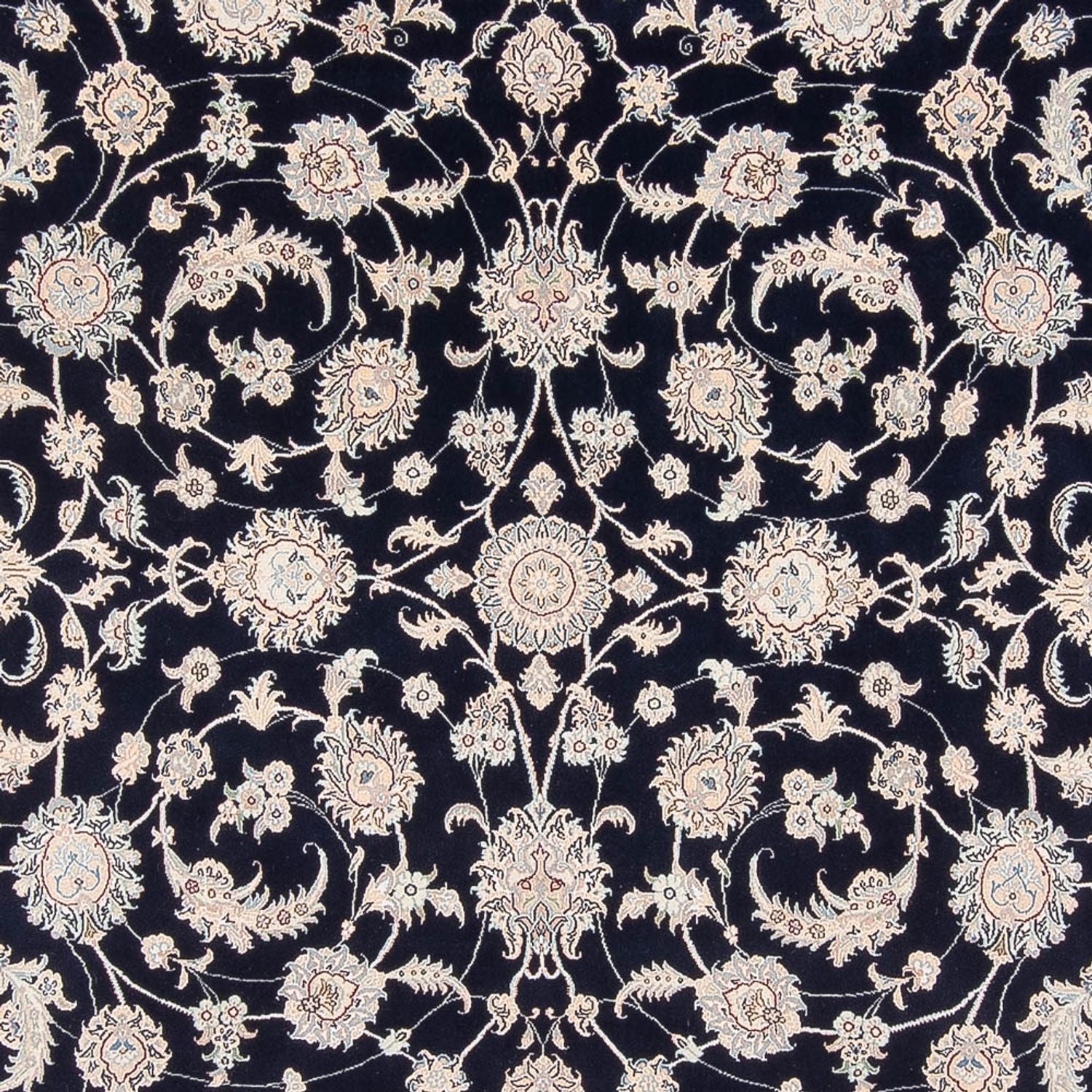 Alfombra Persa - Nain - Prima - 342 x 248 cm - azul oscuro