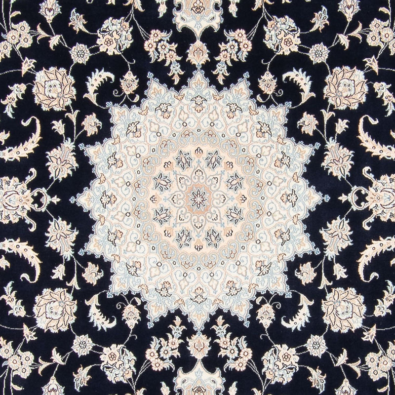 Alfombra persa - Nain - 278 x 223 cm - azul oscuro