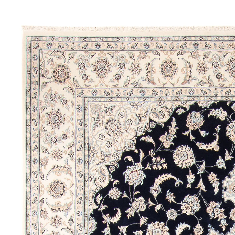 Alfombra persa - Nain - 278 x 223 cm - azul oscuro