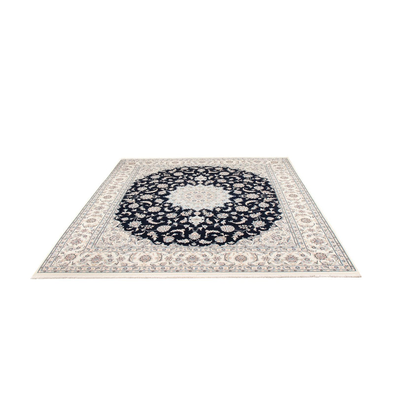 Alfombra persa - Nain - 278 x 223 cm - azul oscuro