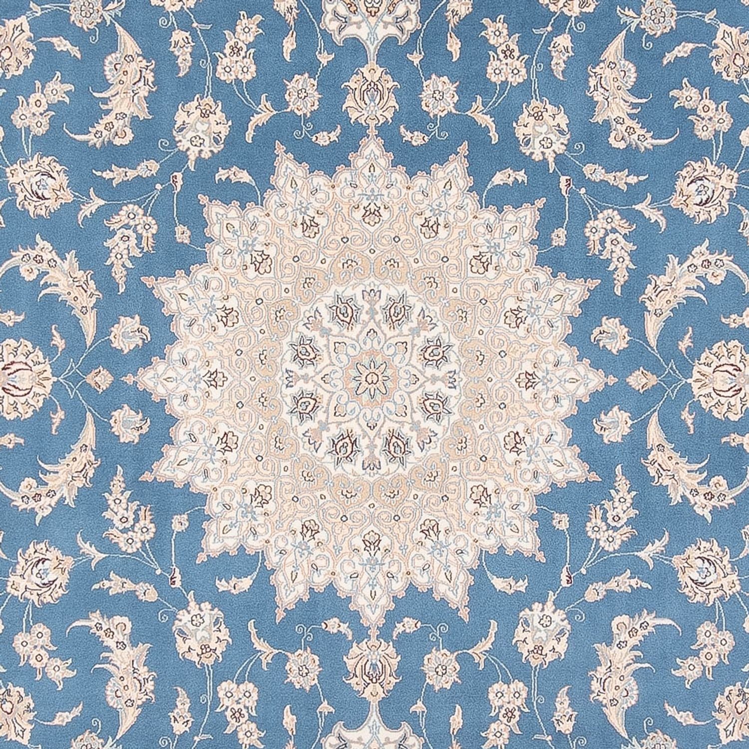 Alfombra Persa - Nain - Prima - 348 x 245 cm - azul claro