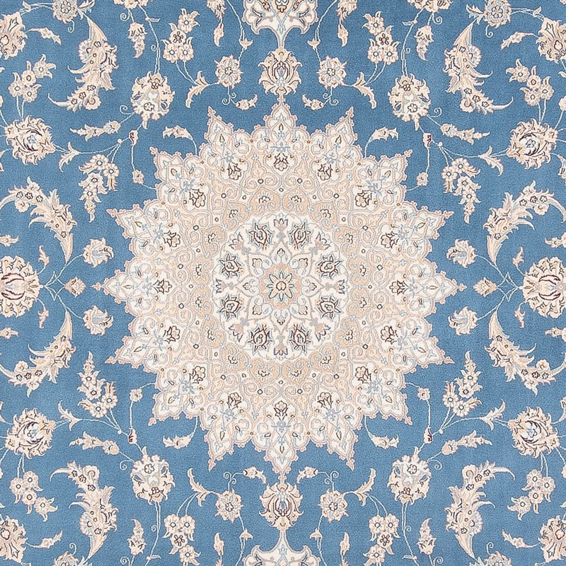 Alfombra Persa - Nain - Prima - 348 x 245 cm - azul claro