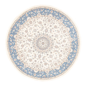 Alfombra persa - Nain redondo  - 197 x 196 cm - crema