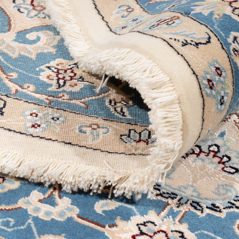 Alfombra persa - Nain redondo  - 197 x 196 cm - crema