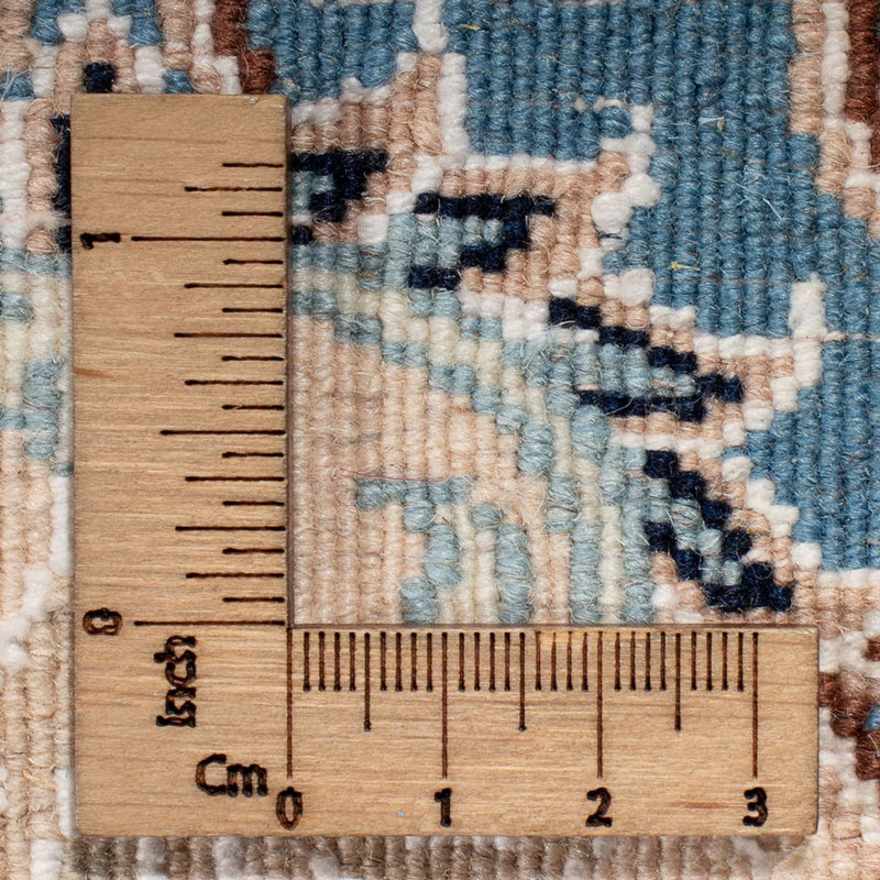 Alfombra persa - Nain redondo  - 197 x 196 cm - crema