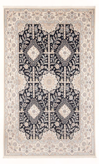 Alfombra Persa - Nain - Prima - 304 x 197 cm - azul oscuro
