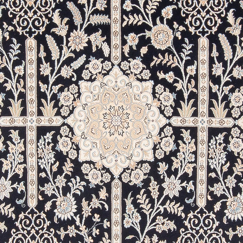 Alfombra Persa - Nain - Prima - 304 x 197 cm - azul oscuro