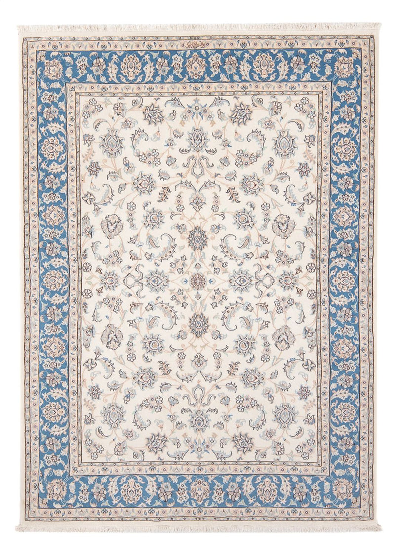 Alfombra Persa - Nain - Prima - 204 x 148 cm - crema