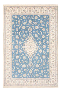 Alfombra persa - Nain - 251 x 168 cm - azul