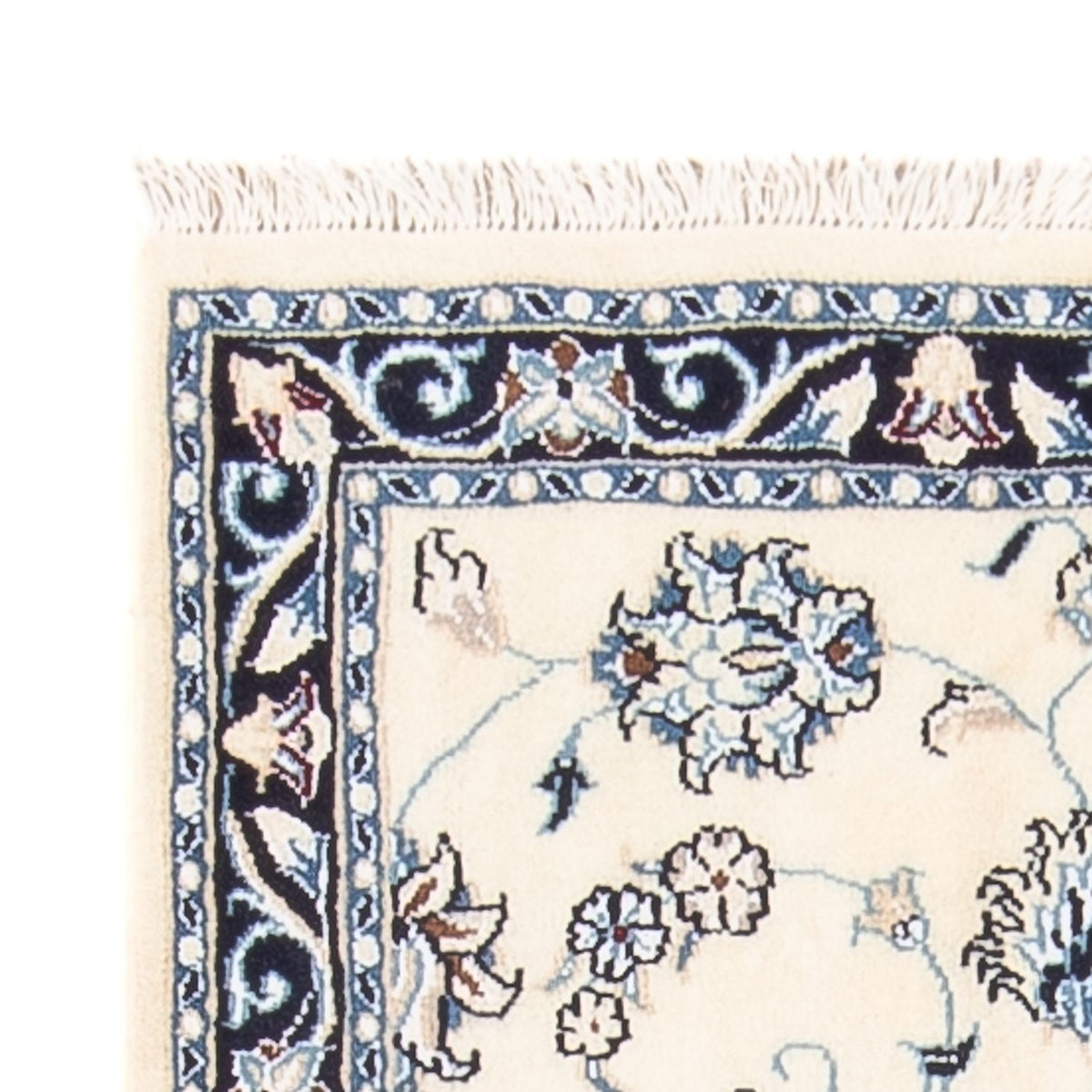 Alfombra persa - Nain - 85 x 60 cm - crema