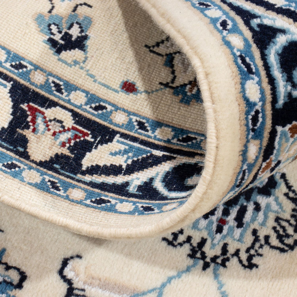 Alfombra persa - Nain - 85 x 60 cm - crema