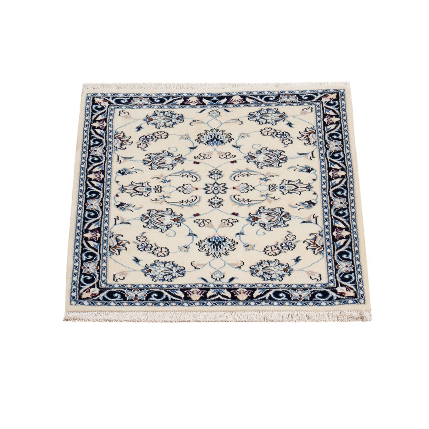 Alfombra persa - Nain - 85 x 60 cm - crema